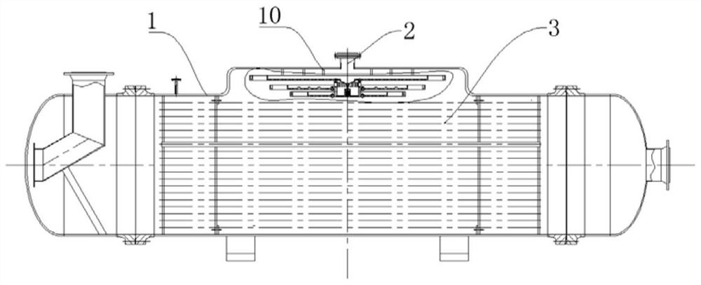 Anti-scour device of chloromethane waste heat recovery device