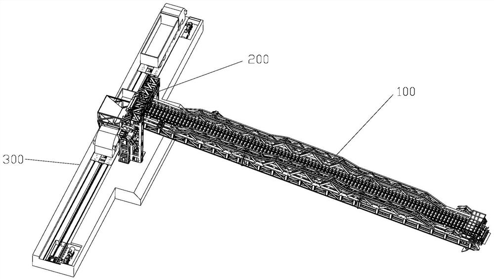 Automatic earthwork conveying and loading system capable of adaptively adjusting excavation depth