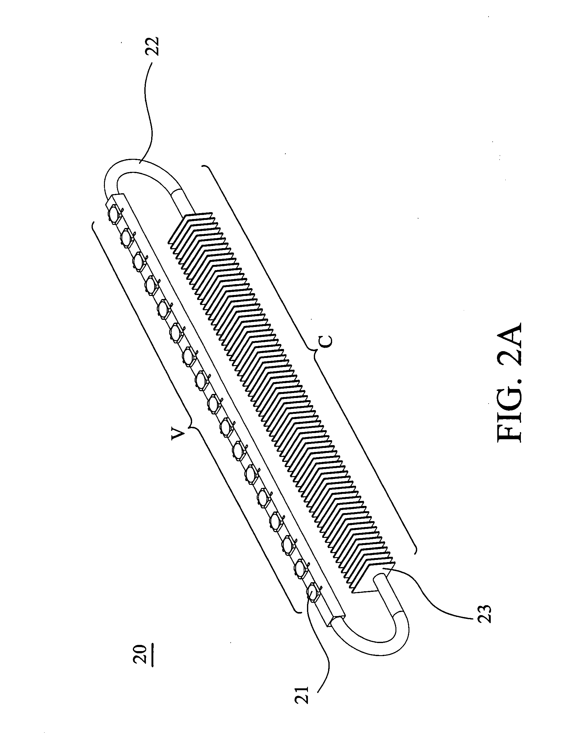 Light emitting diode heat dissipating module and display apparatus applied thereto