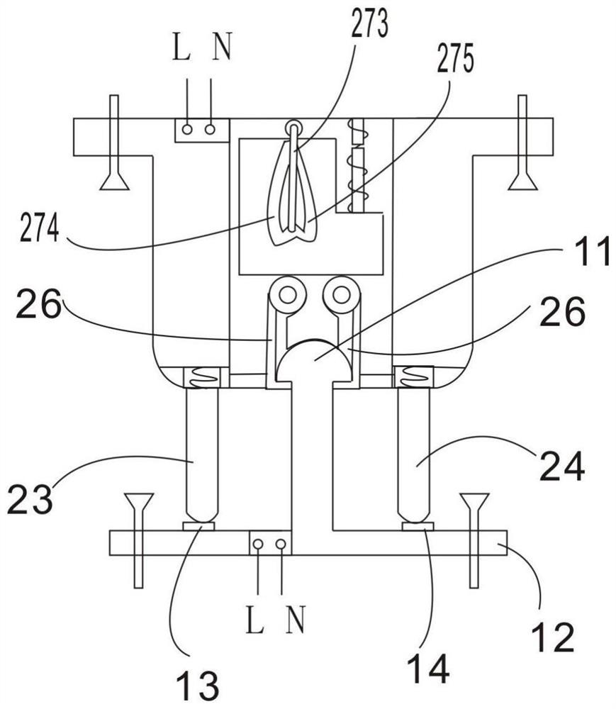 A LED lighting device that can be quickly disassembled, repaired and replaced