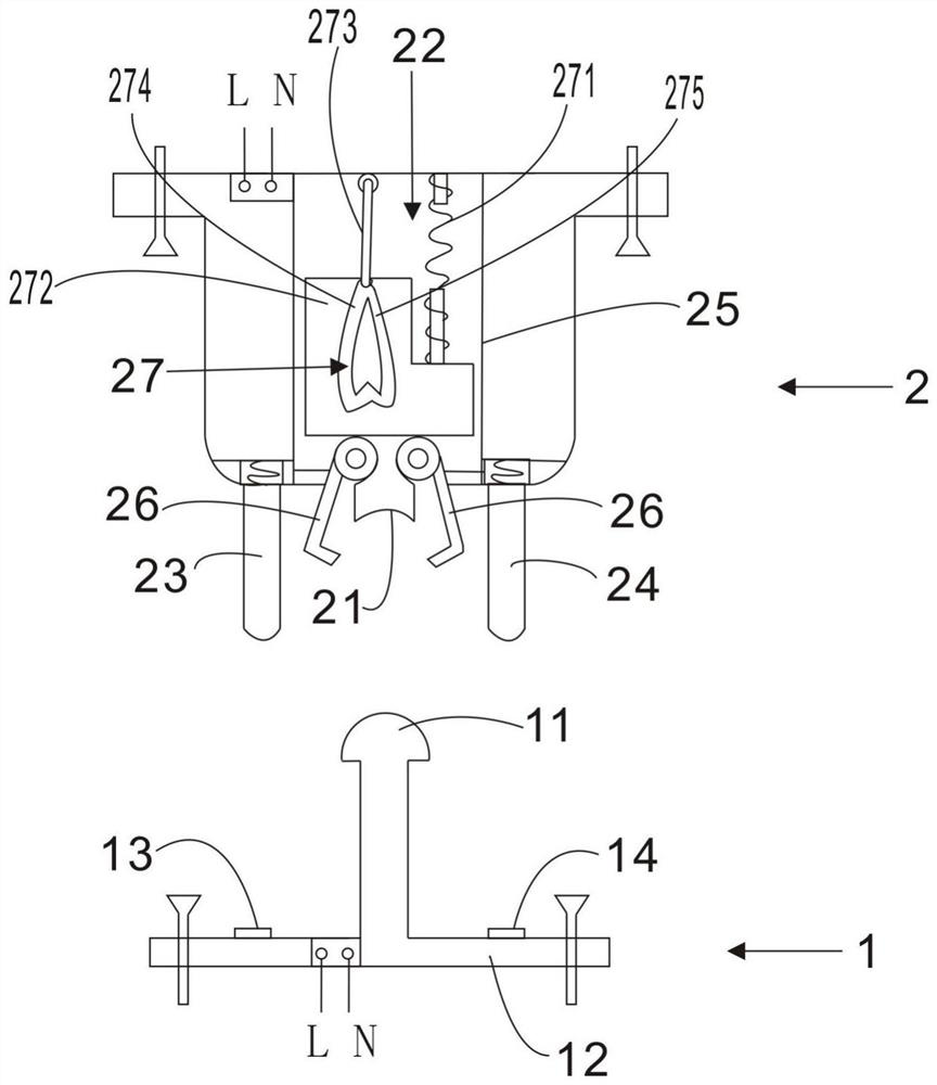 A LED lighting device that can be quickly disassembled, repaired and replaced