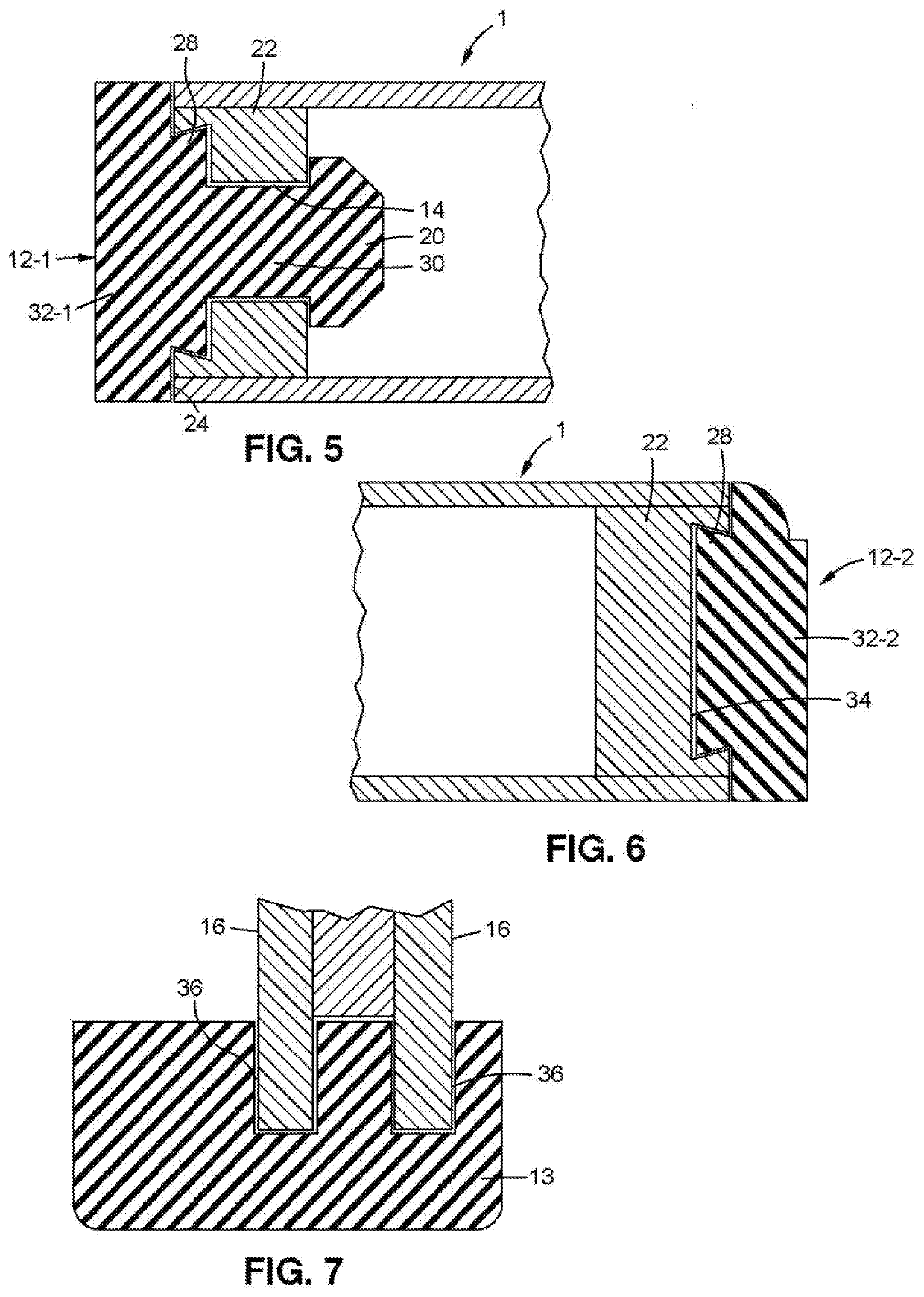 Furniture having detachable decorative trim pieces