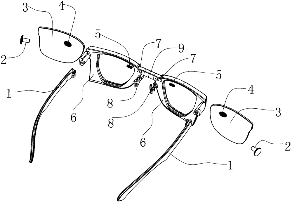 Shading glasses