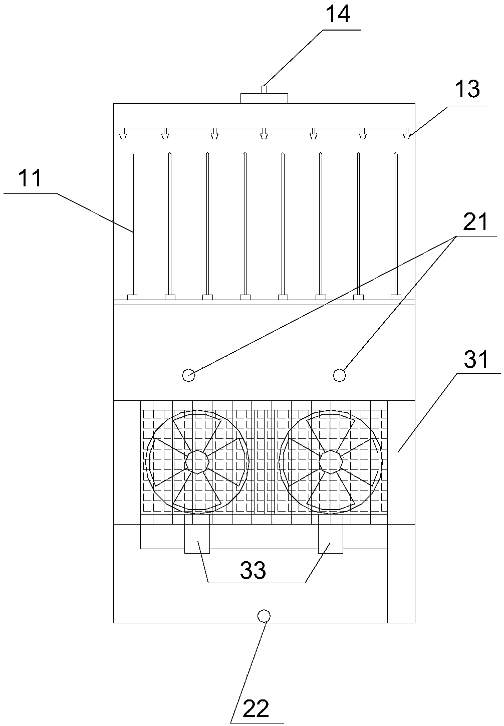 Dust removal device and method of efficient cleaning filter