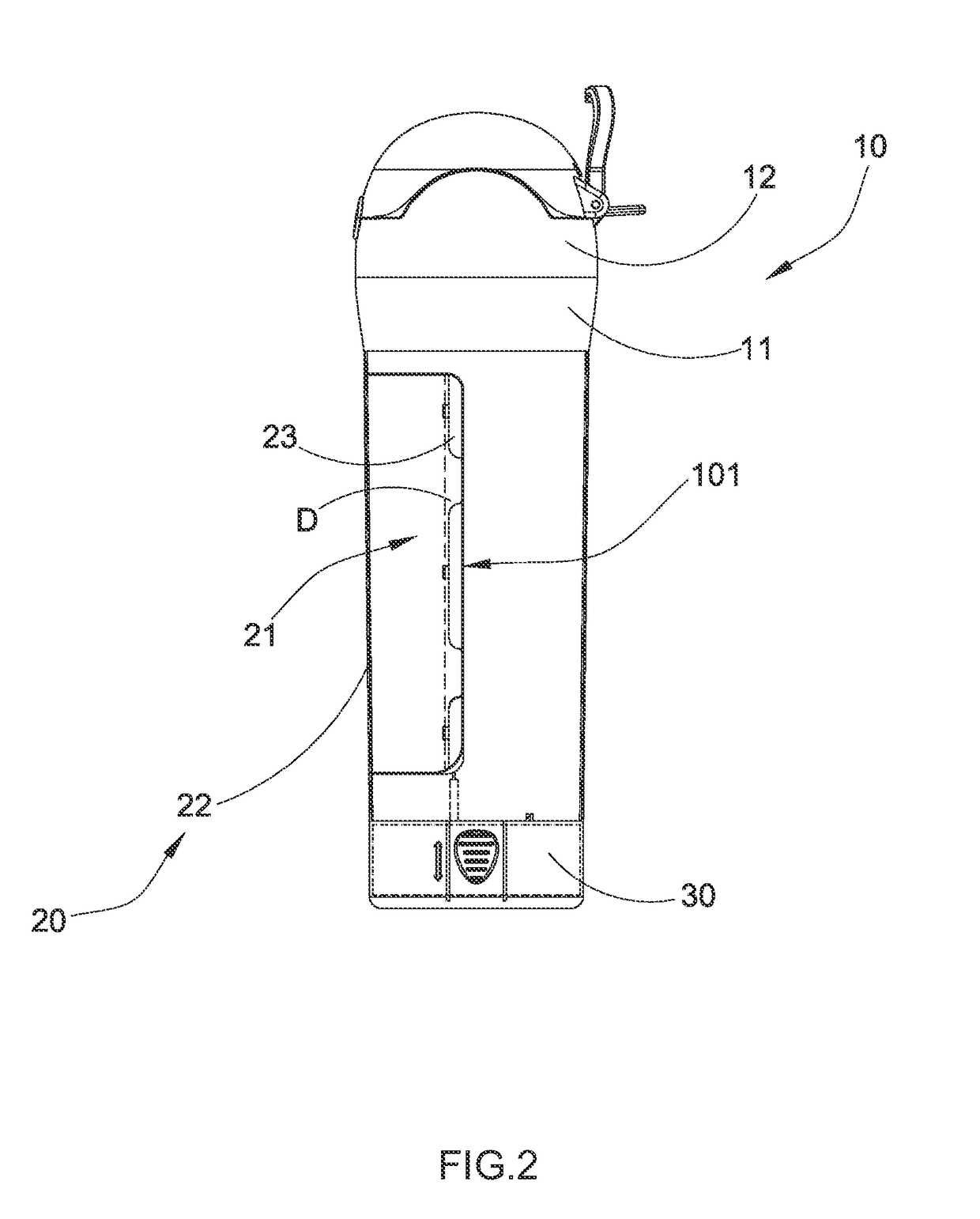 Beverage Bottle with Accessible Station for Portable Electronic Device