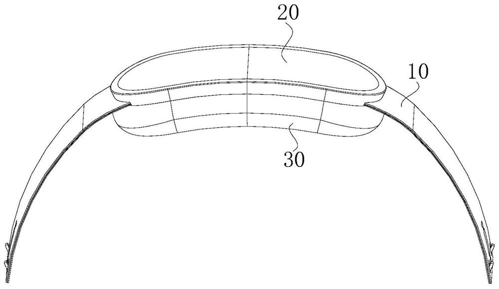 Headband structure and headphone