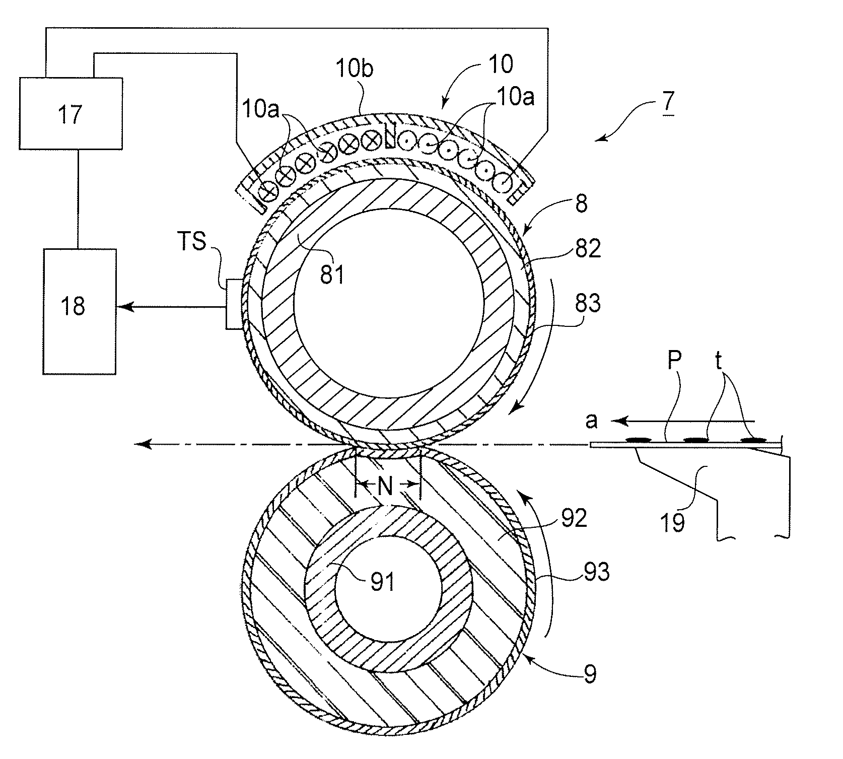 Image heating apparatus with related image heating member and heat pipe