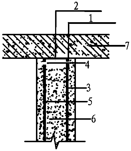 Cold bent lattice type steel and gypsum composite wall and preparing method thereof