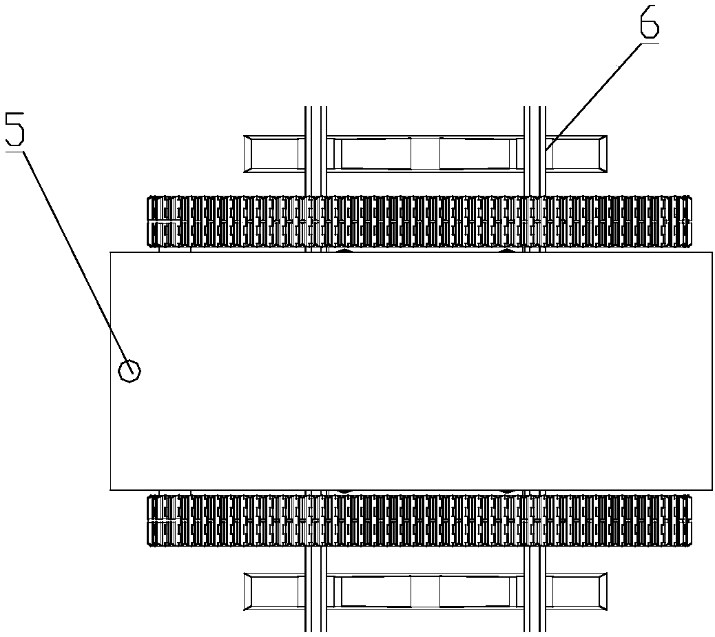 Method for ascending and descending intelligent multi-functional driving platform for railways on track