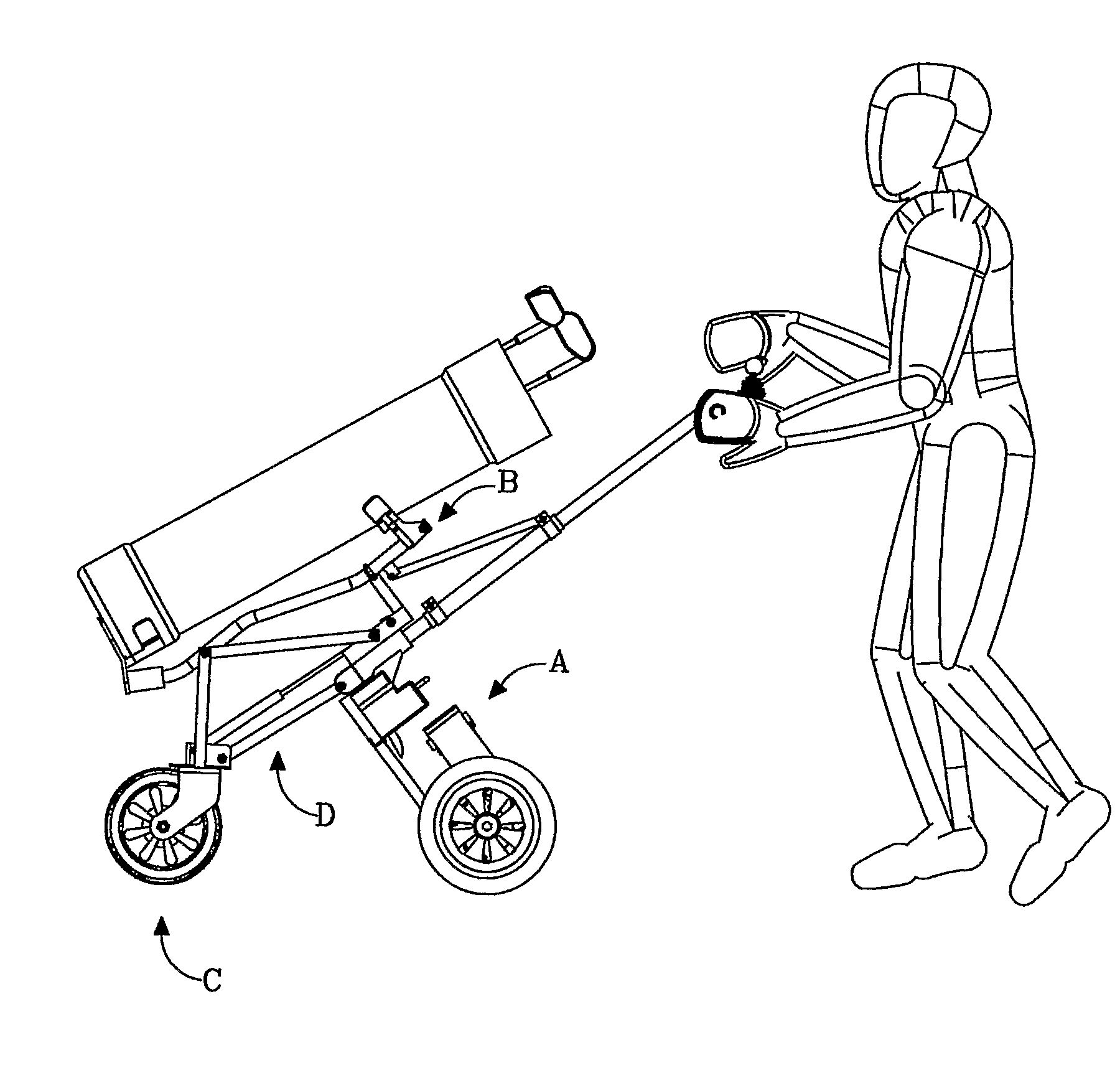 Self-powered vehicle with selectable operational modes