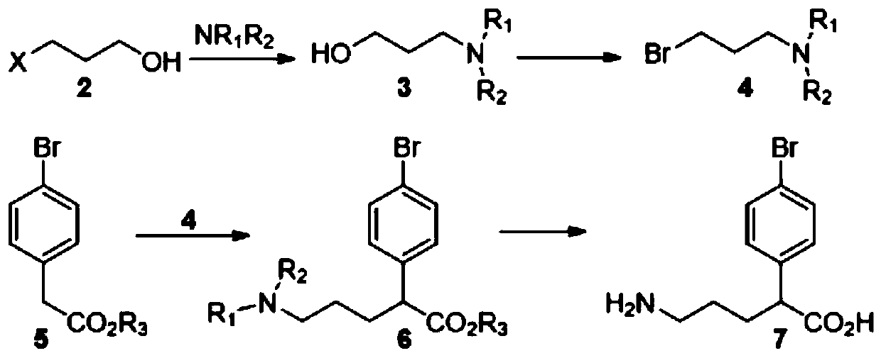 Niraparib intermediate, preparation method and application thereof, and synthesis method of niraparib