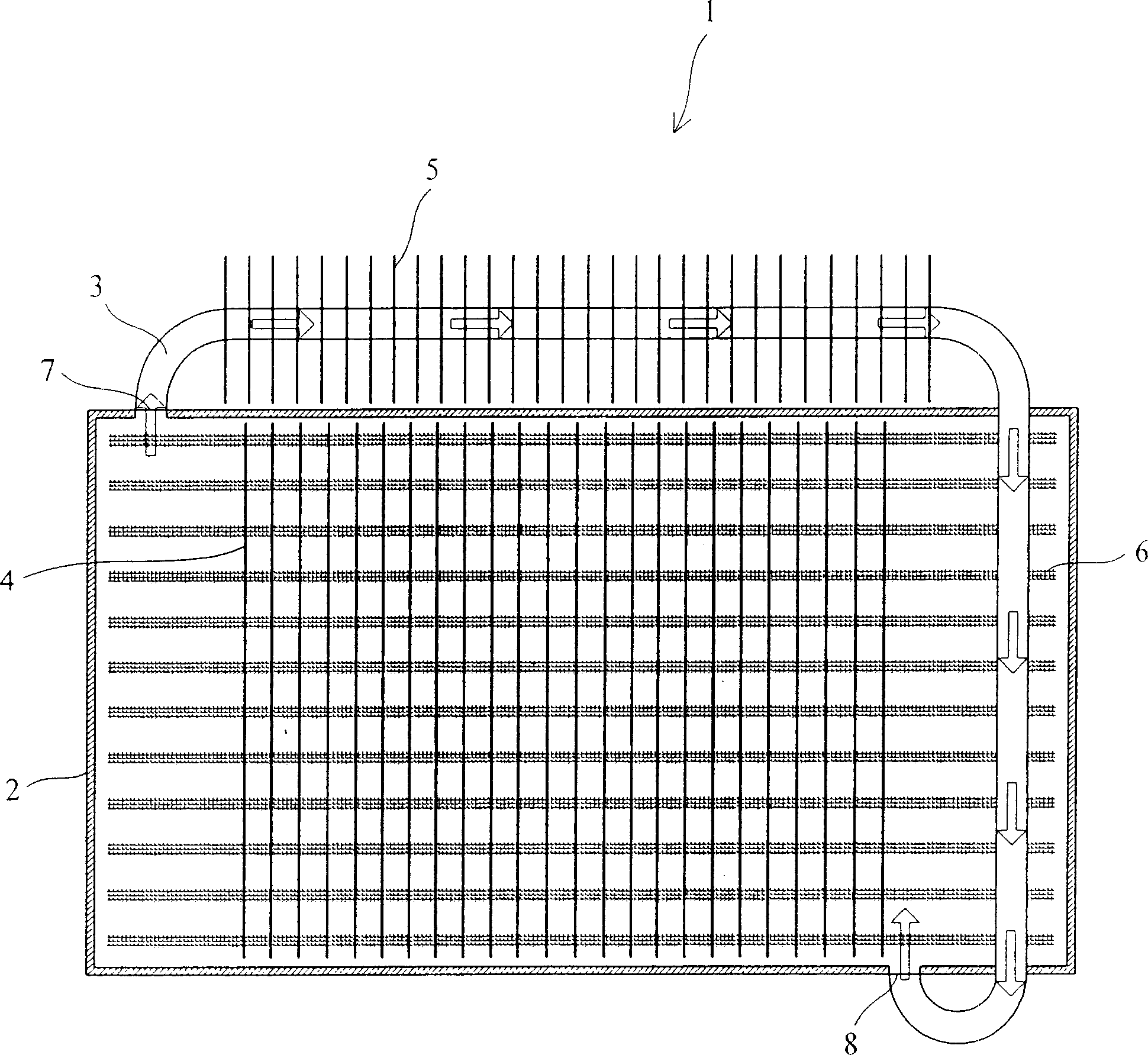 Closed loop cycle type heat sink and screen module using the same