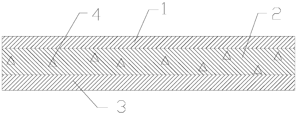 Nanometer flame-retardant soundproof adiabatic material used for aerospace