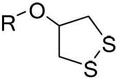 Intermediates for the preparation of new oledithiols, their synthesis methods, intermediates and uses