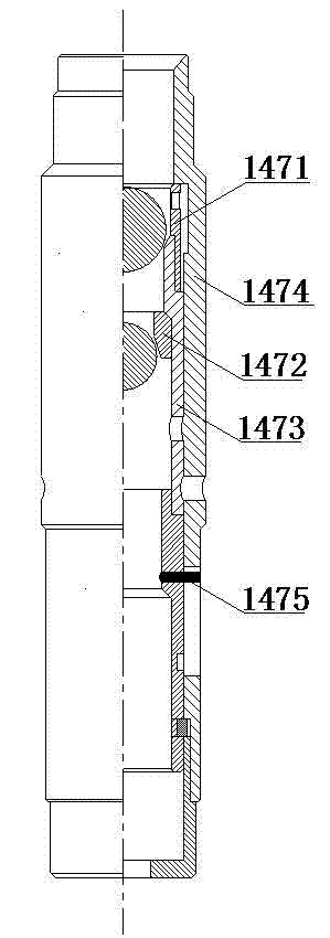 Open hole gravel packing tool and open hole gravel packing method for horizontal well