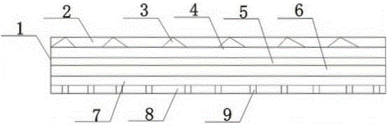 Decorative sheet structure