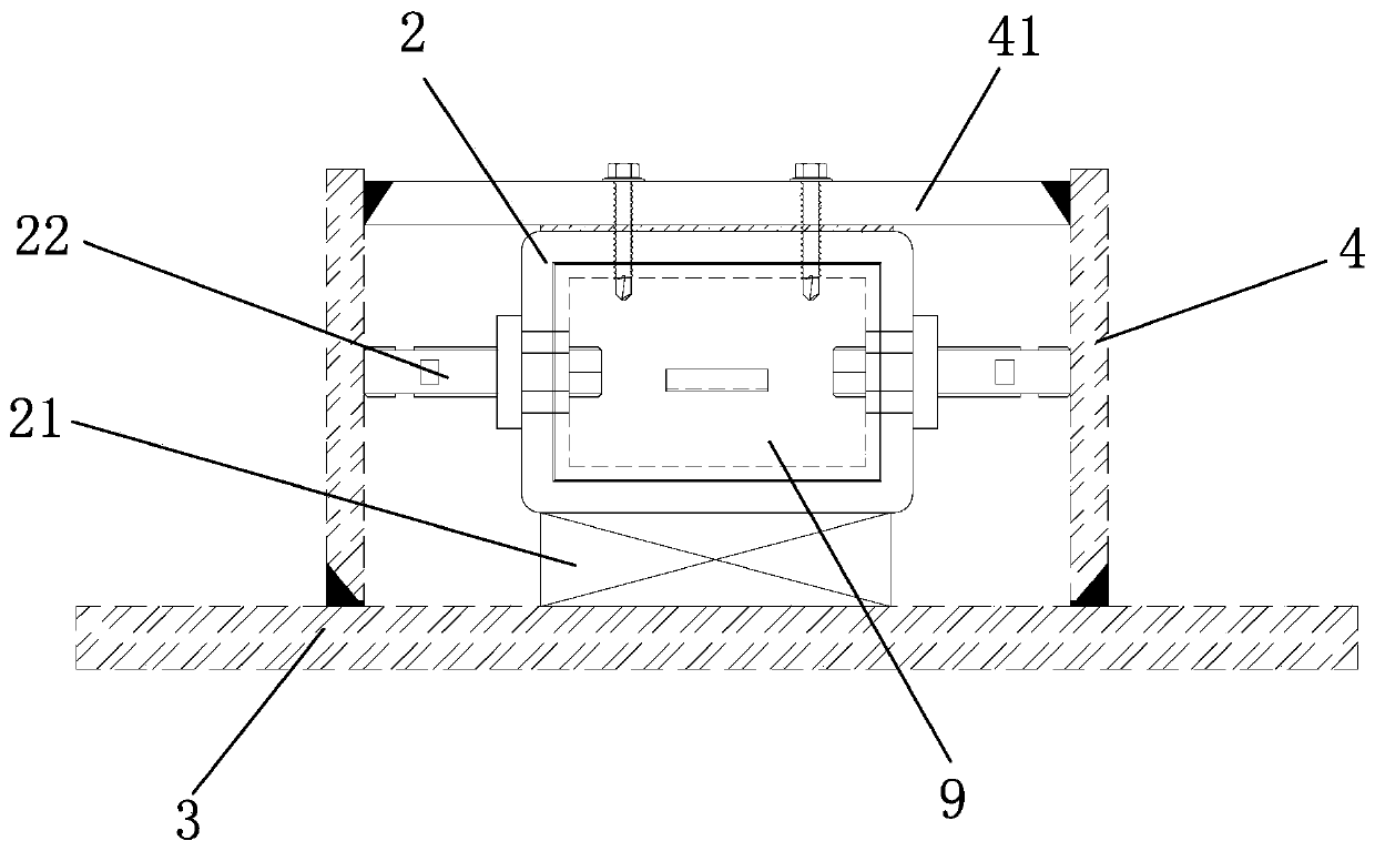 Unitized curtain wall system with large cantilevered decorative wings and installation method thereof