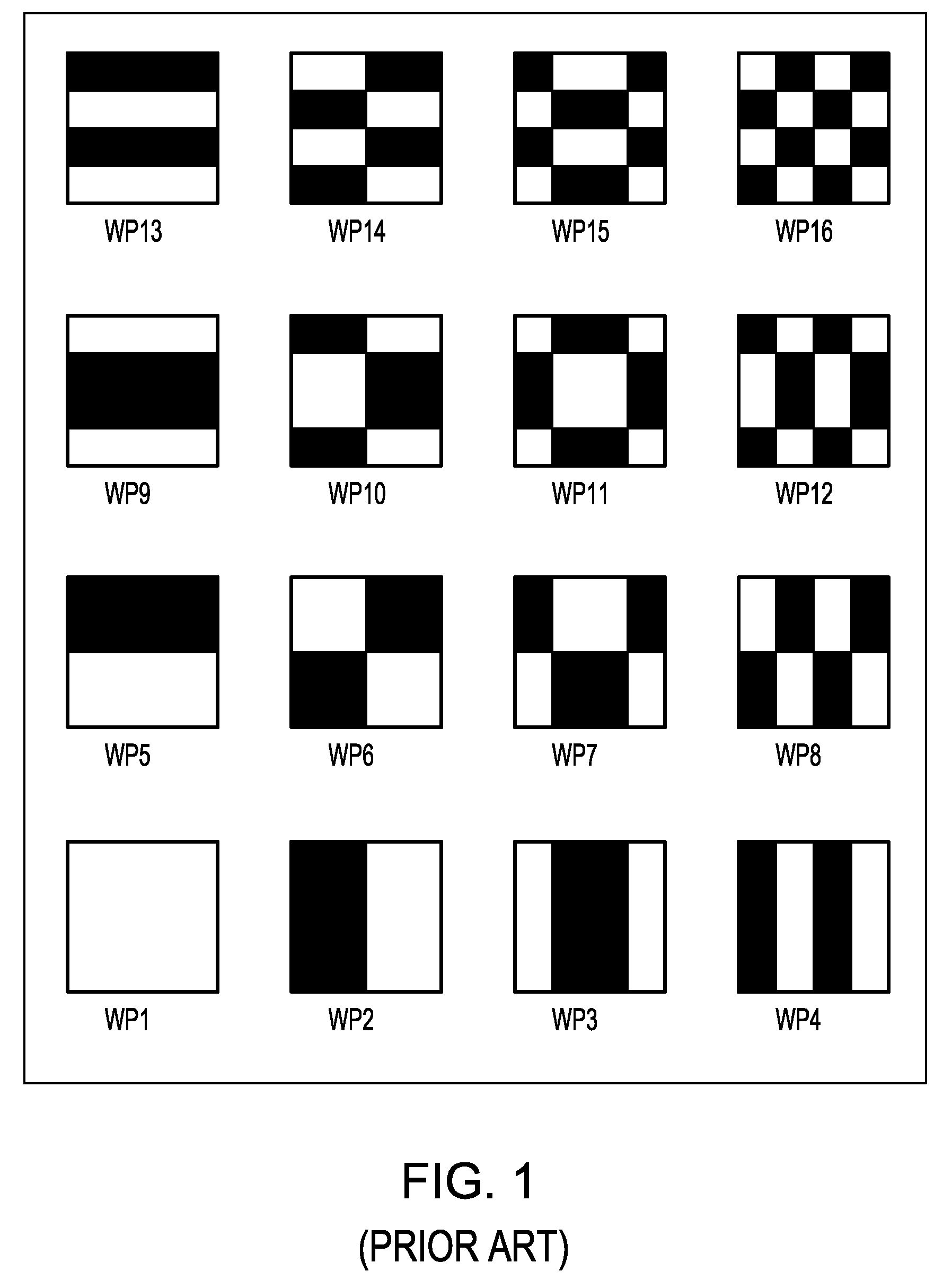 Method of matching layout shapes patterns in an integrated circuit using walsh patterns