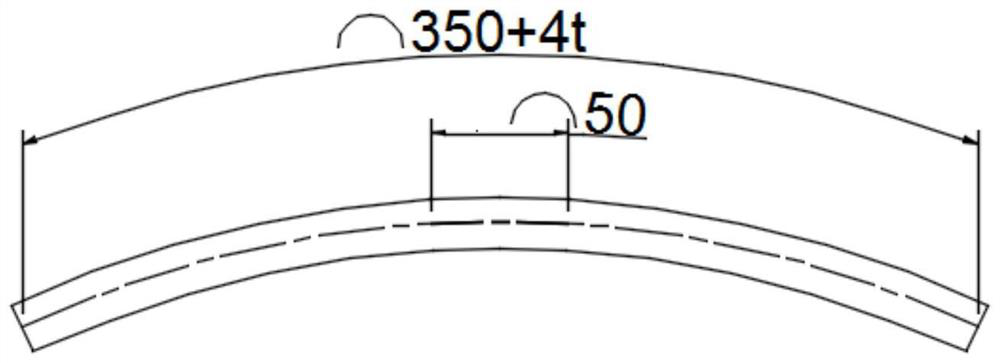 Rolling flattening method for strip-shaped transverse tensile sample of steel pipe