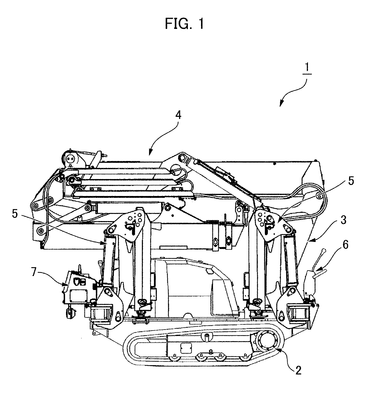 Safety device for mobile crane