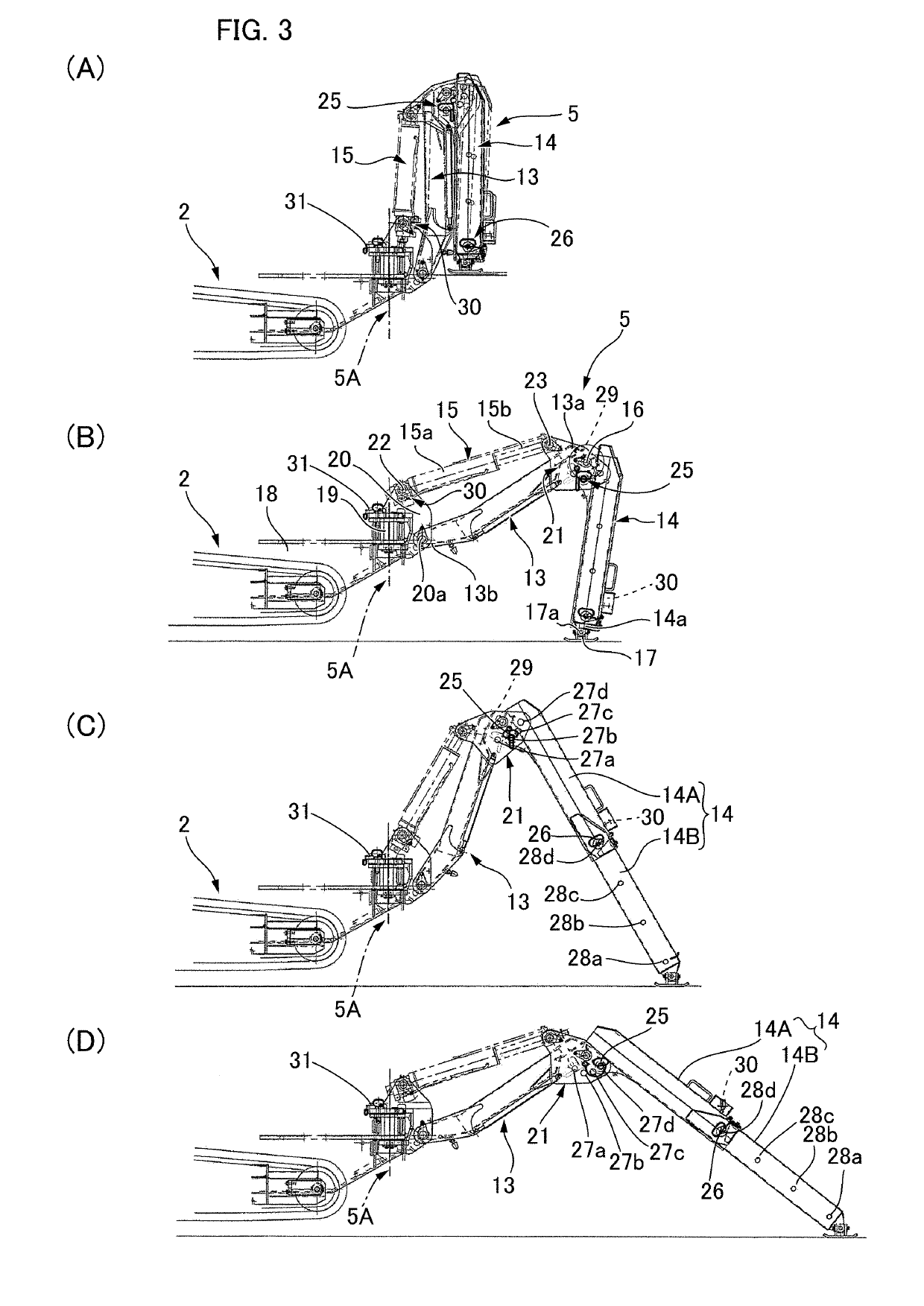 Safety device for mobile crane