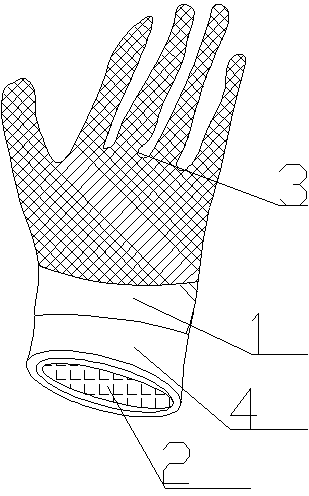 Barbed glove