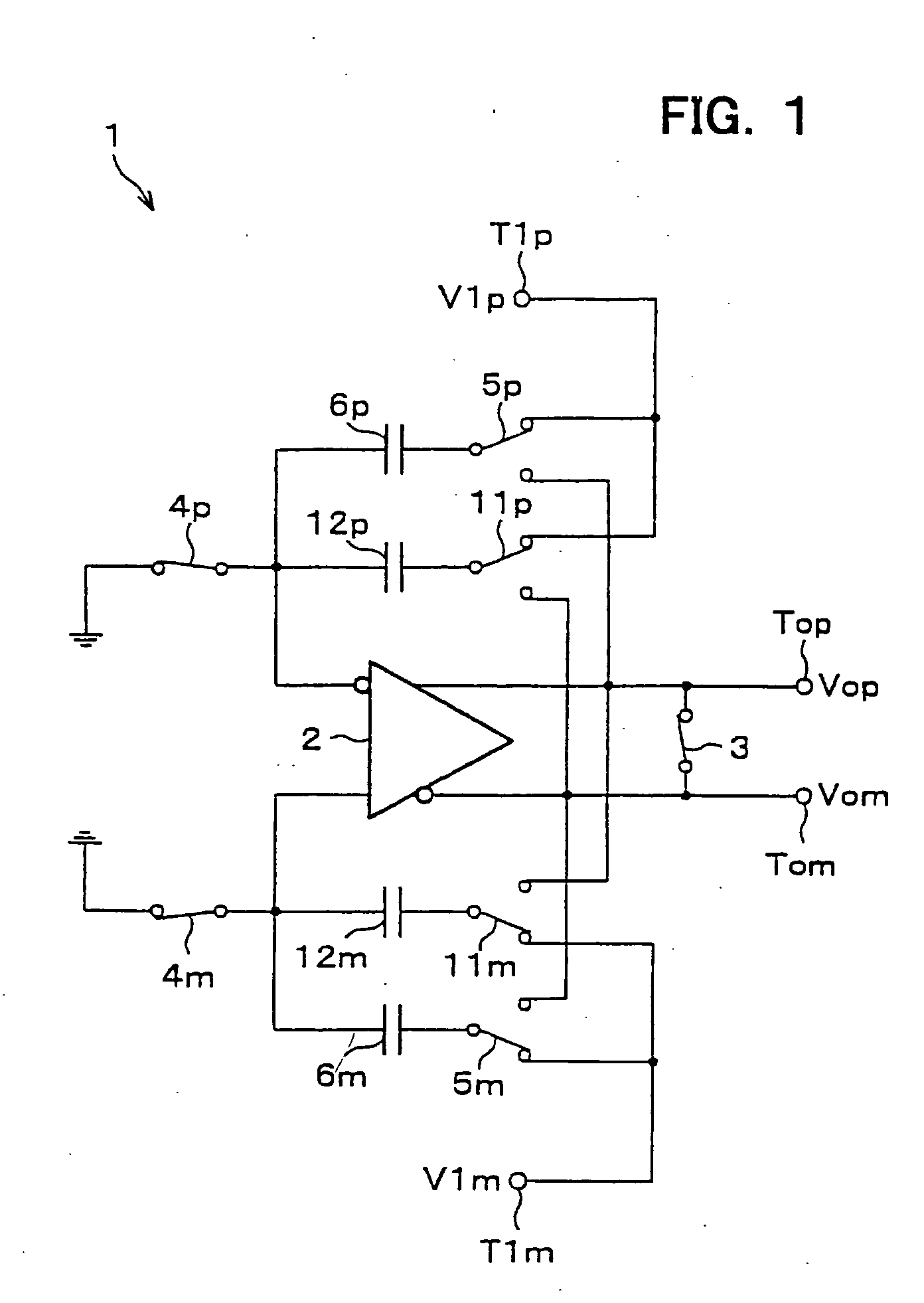 Switched-capacitor amplifier and analog interface circuit for charge coupled element adopting the same