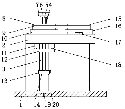 Vertical descaling equipment for the inner wall of boiler tube