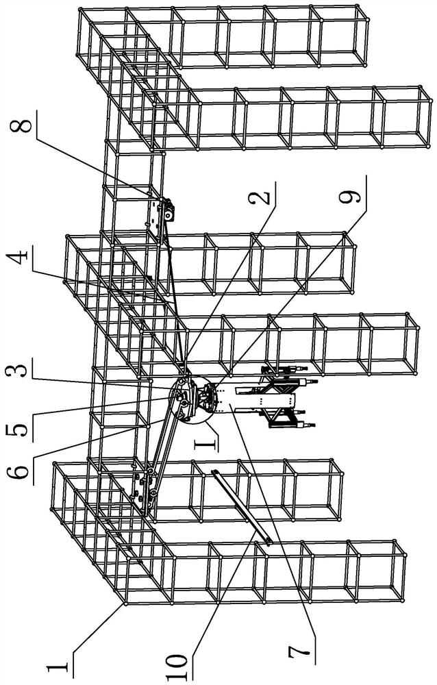 A suspended drop test device for rocket recovery