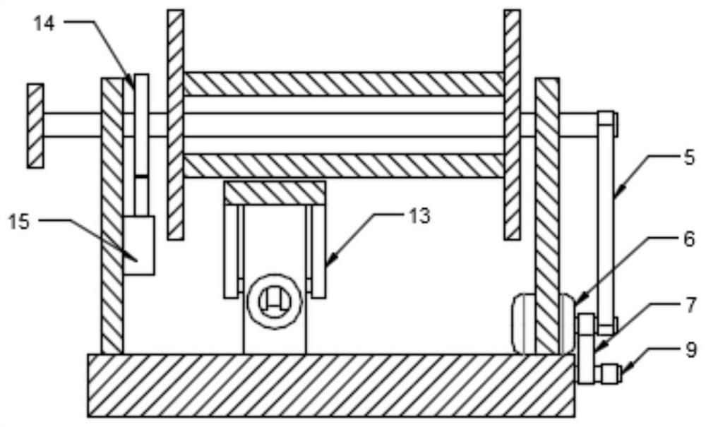 Take-up device for electric power