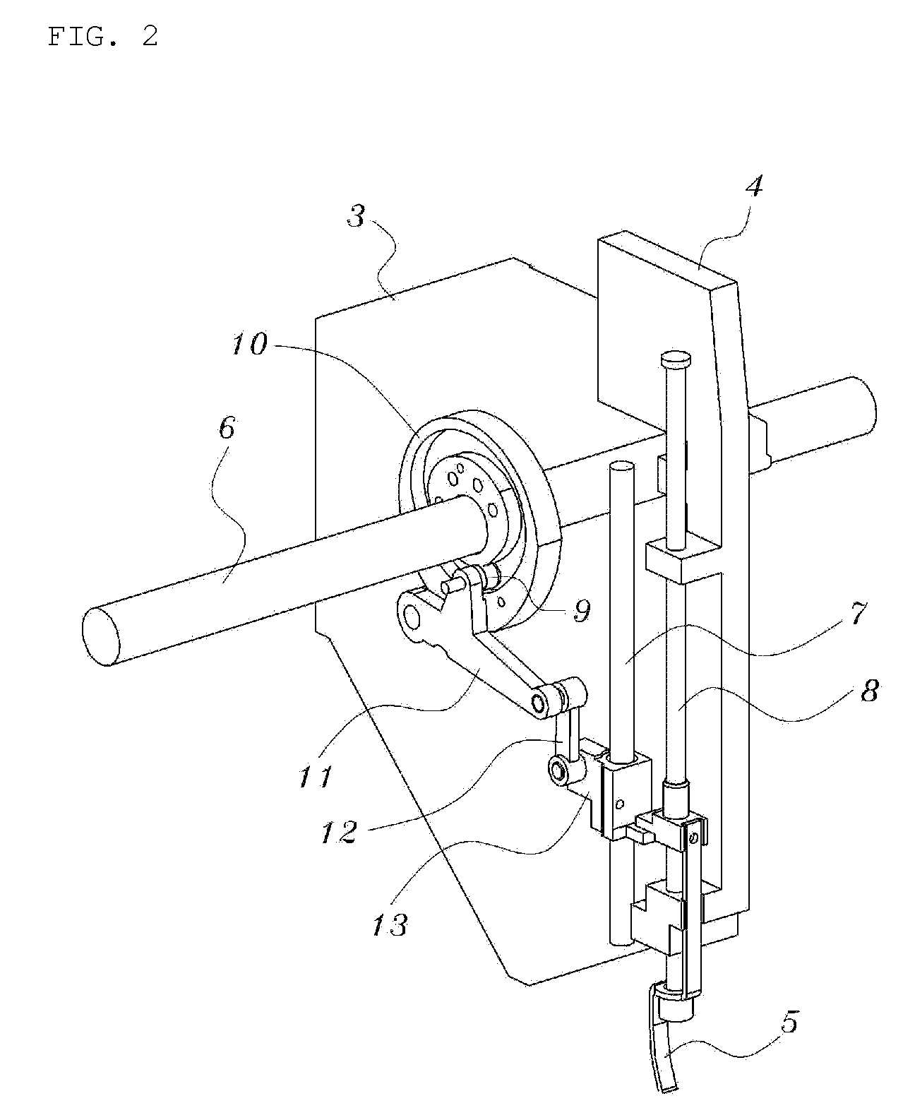 Apparatus for Lifting Presser Foot of Embroidery Machine