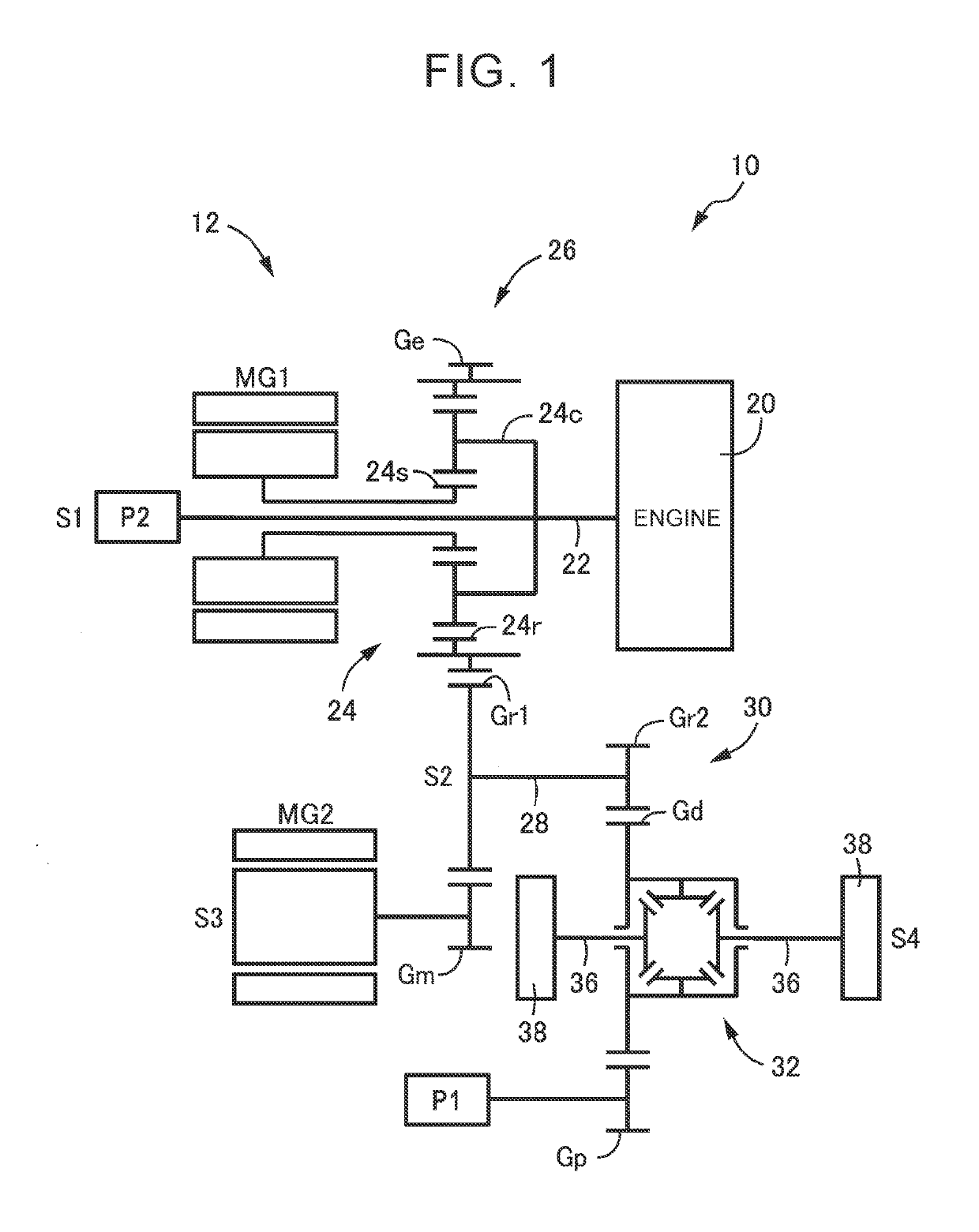 Lubricating device of power transmission device for vehicle