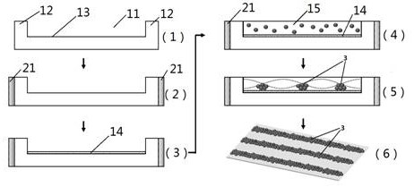 Array microelectrode, preparation method thereof and ultrasonic device