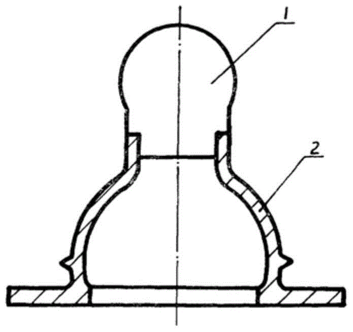 A mold for making a pacifier and a method for making a pacifier using the mold