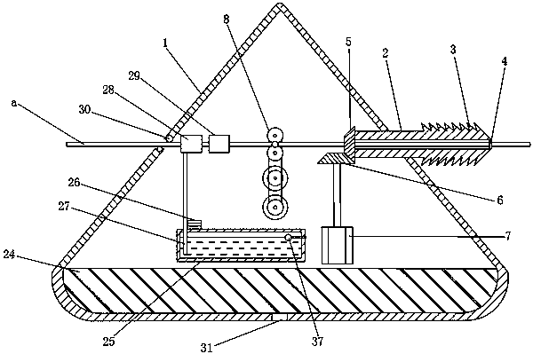 High-voltage electric wire deicing device capable of realizing automatic deicing