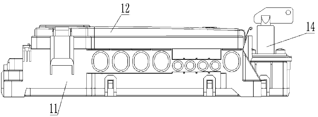 Intelligent storage battery bin distribution box for hydrogen energy vehicle and application method thereof