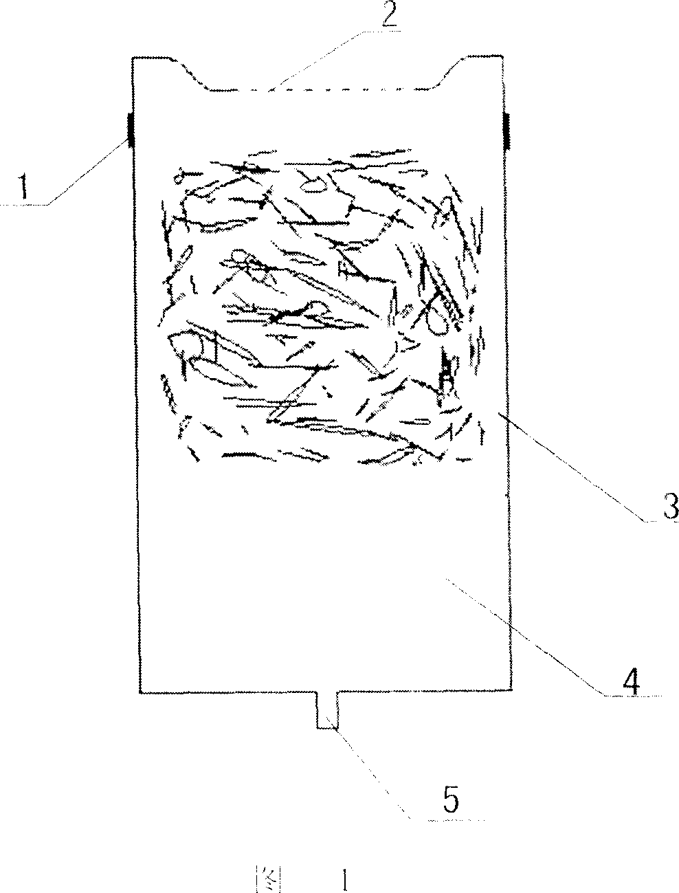 Method for modifying and producing waste asphalt bamboo fibre and its apparatus