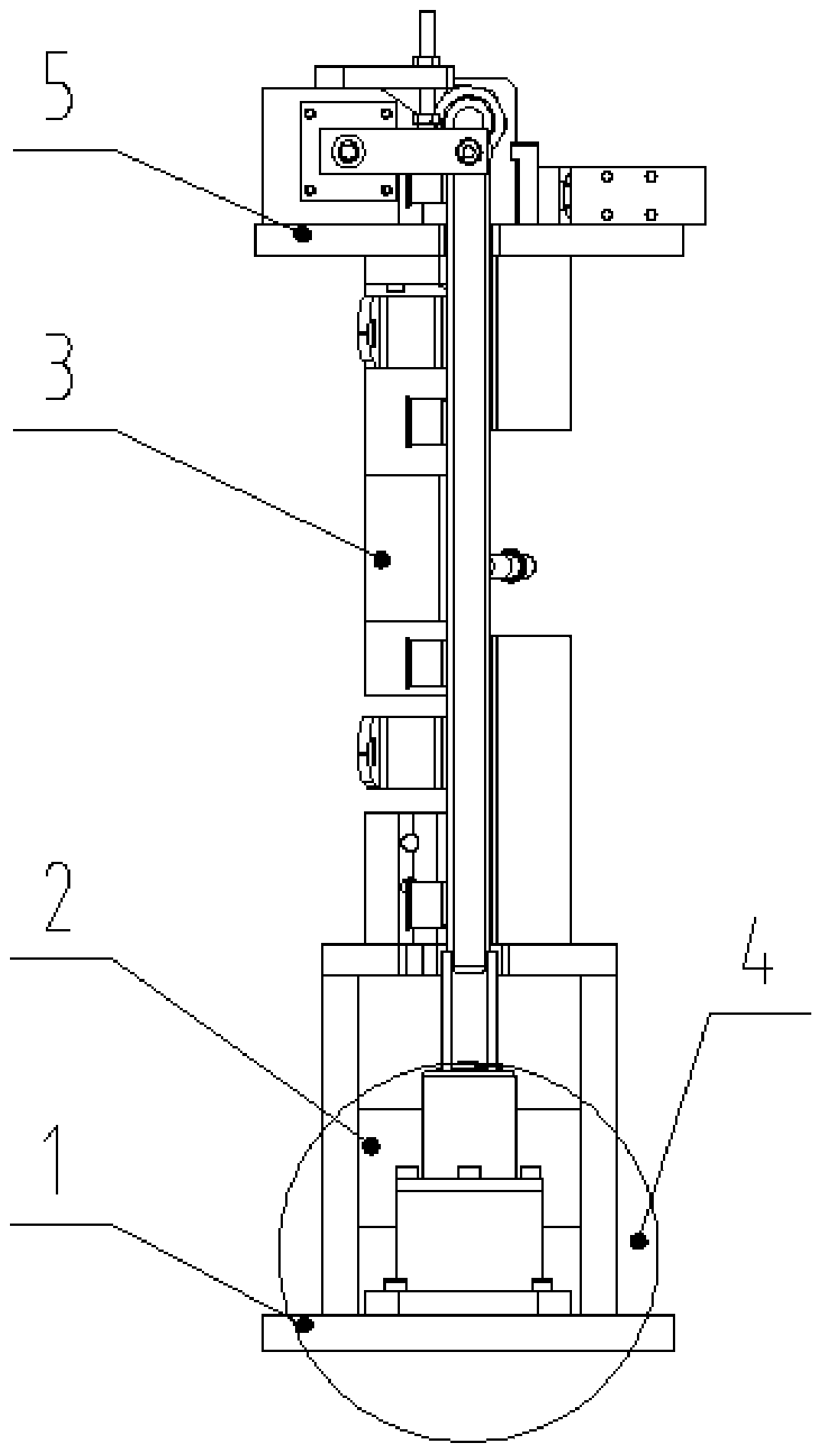 A square oil distribution pipe welding fixture