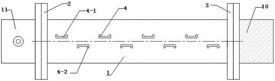 Leakage waveguide for rail transport vehicle-ground wireless transmission comprehensive carrying communication system