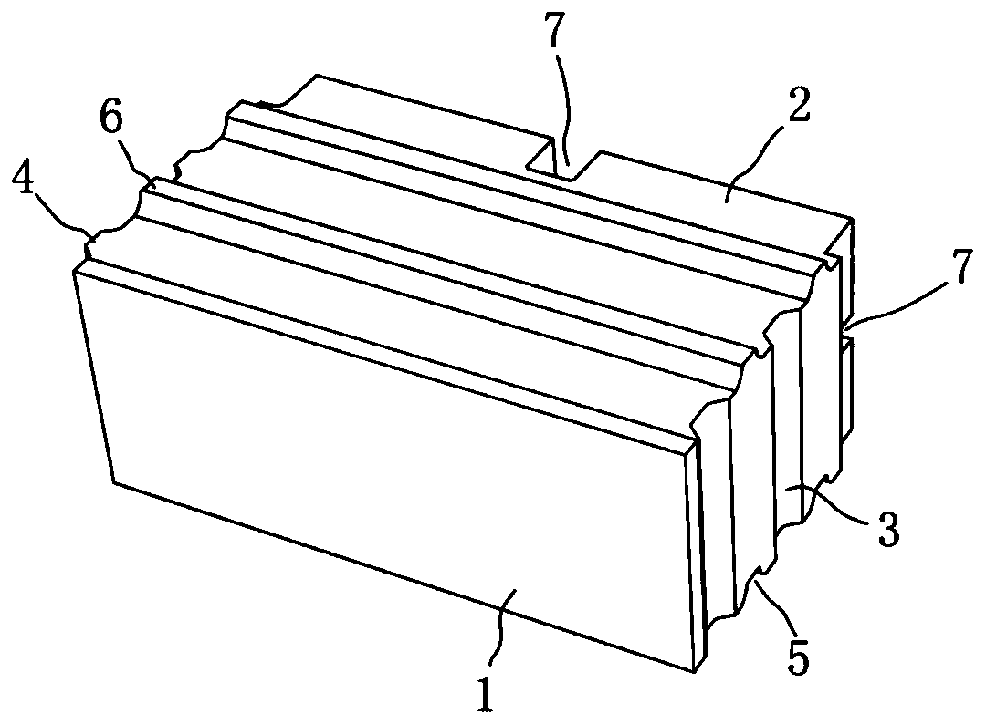 An integrated composite wall decorative block and its construction method