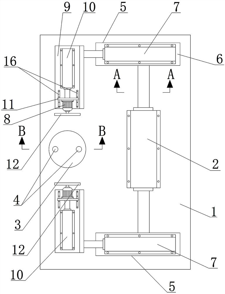 Device for polishing outer end face of ceramic mixed-voltage integrated circuit board and method