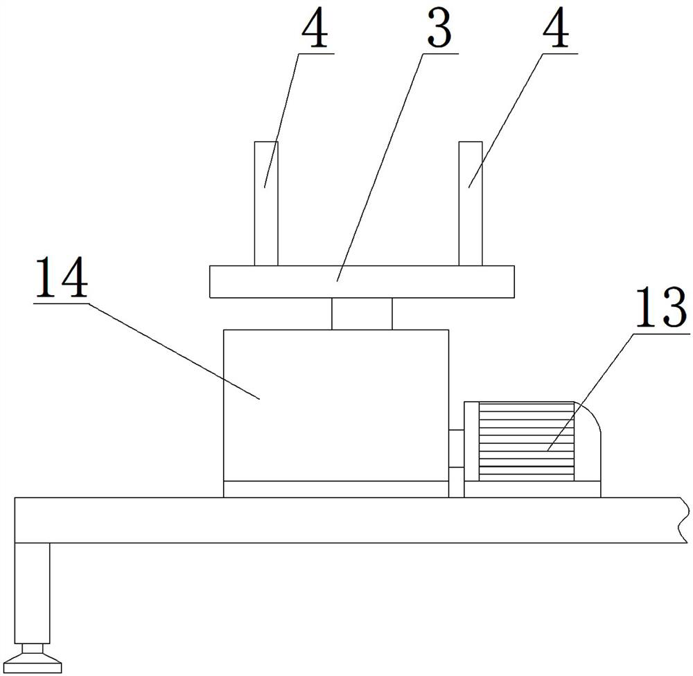 Device for polishing outer end face of ceramic mixed-voltage integrated circuit board and method