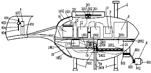 Remote control drone sowing device and sowing method thereof