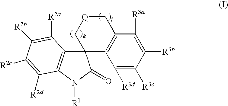 Use of spiro-oxindole compounds as therapeutic agents