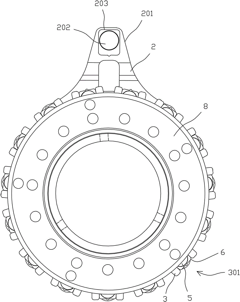 A variable section nozzle ring for a turbocharger