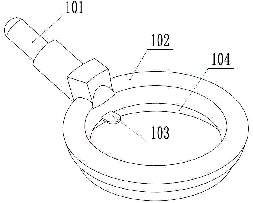 Warning device for avoiding secondary traffic accident at night