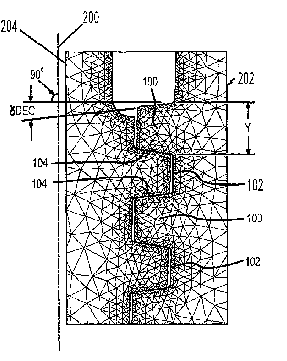Sucker rod connection with improved fatigue resistance, formed by applying diametrical interference to reduce axial interference