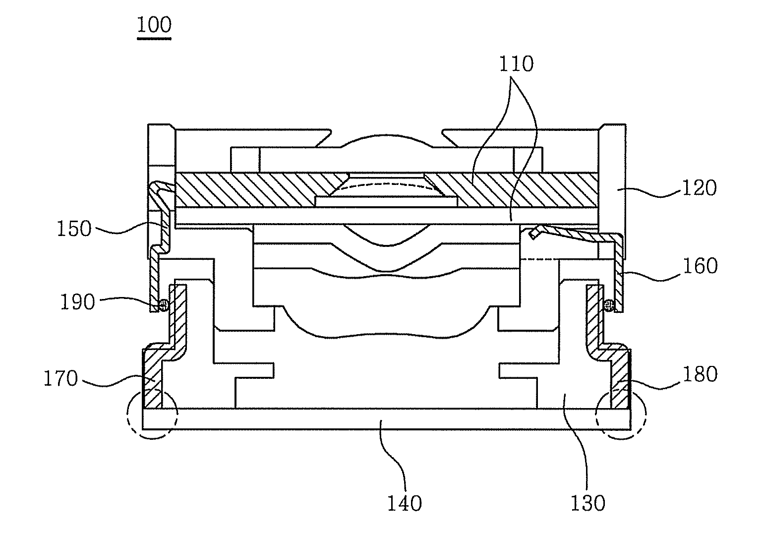 Liquid-lens assembly