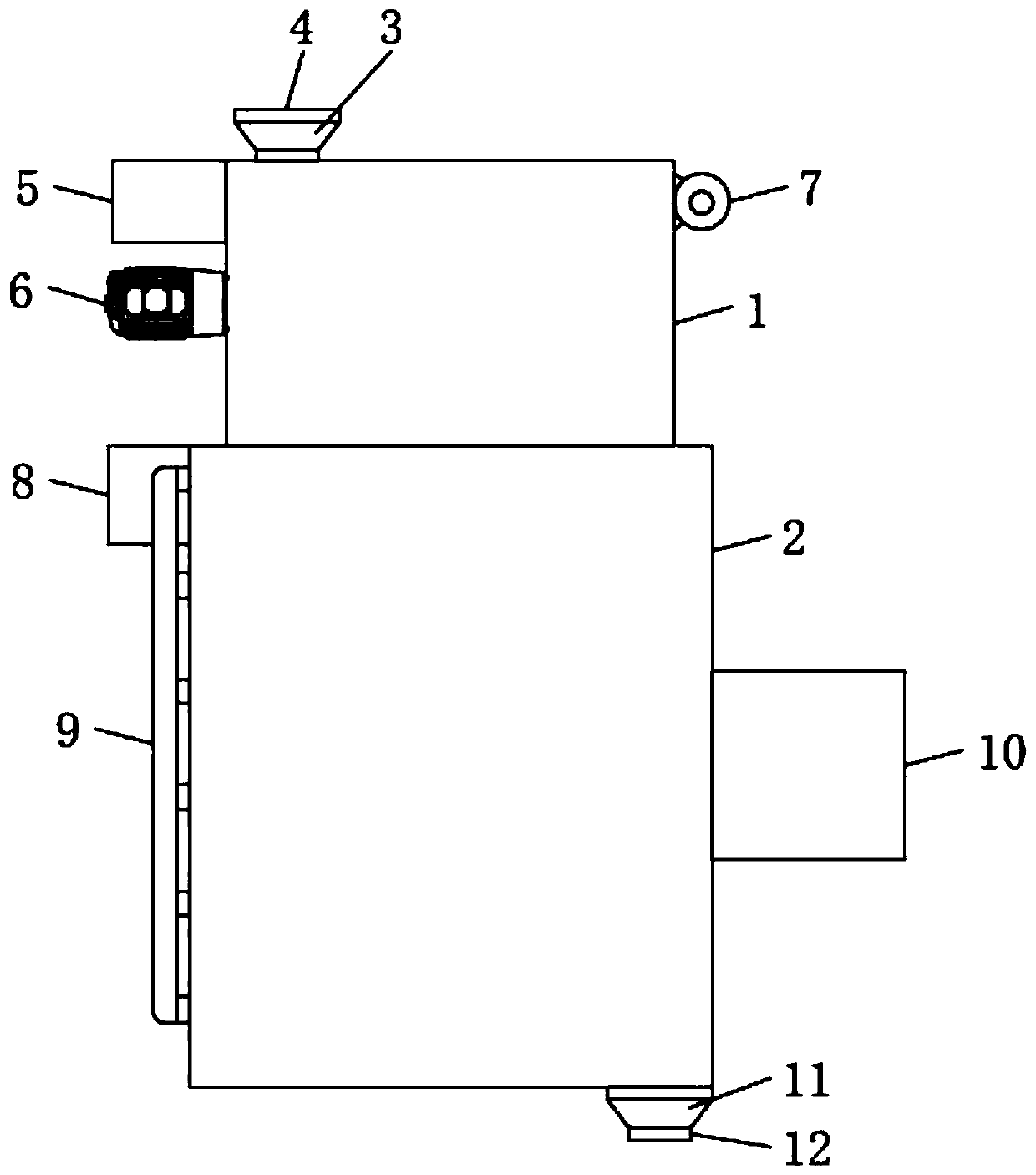 Processing apparatus and method for hibiscus manihot tea