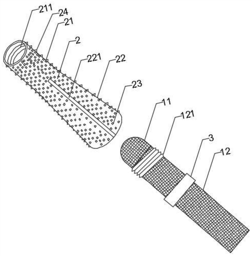 Femoral head supporting device for treating femoral head necrosis